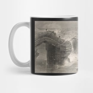 Natural Bridges at Ross, Ireland 1841 Mug